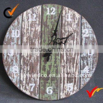 retro art painting wall decorative clock