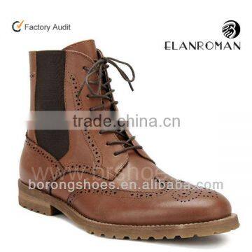 The most popular designs of men leather boots fashion boots/OEM design