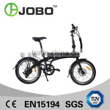 JOBO 20'' Folding Electric Bike Hidden Battery Electric Cruiser Bicycle