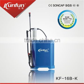 16L knapsack type manually operated knapsack sprayer