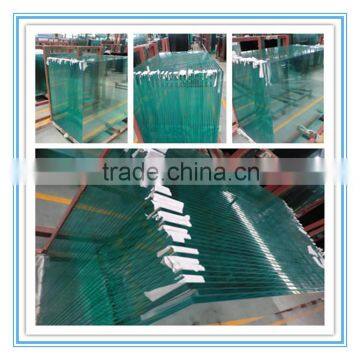 6mm 8mm 10mm 12mm 15mm clear and tinted toughened glass for curtain wall