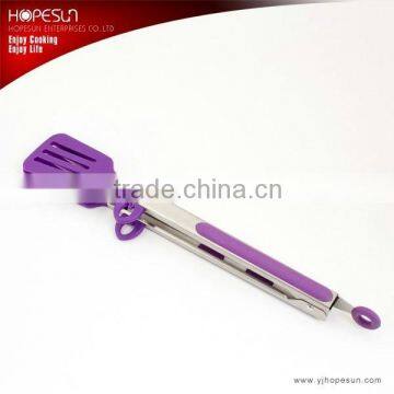 New design colorful food grade nylon food tongs