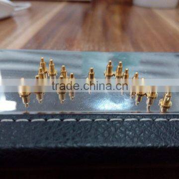 Gold Plated Brass Spring Loaded Pogo Pin Battery Connectir for Electronics Test Machine photo-4