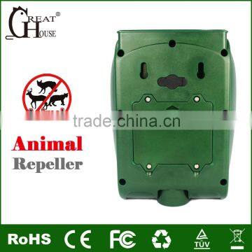 GH-501 Newest Alarm and Led Flashing Solar Animal Repeller photo-2