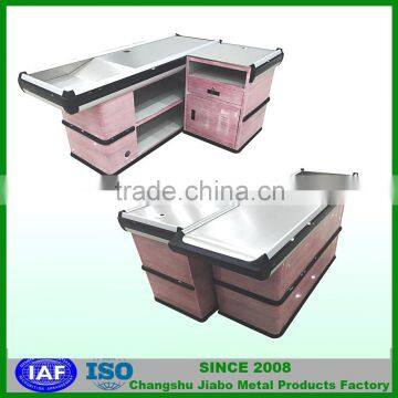 stainless steel retail checkout counter for sale