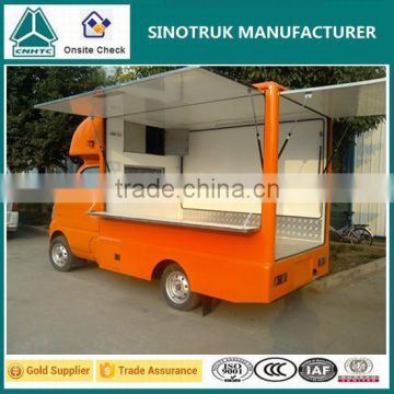 CE approved bus dining vending car mobile food vending truck for sale