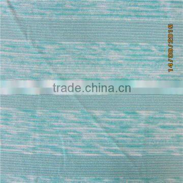 yarn dyed feeder stripe knitted fabric