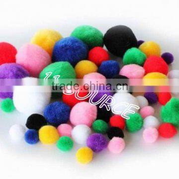 Colour Pompoms PK100 - Assorted