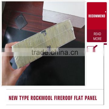 factory price prime rock wool sandwich panel, mineral wool panel for prefab houses, Color Plate Rock Wool