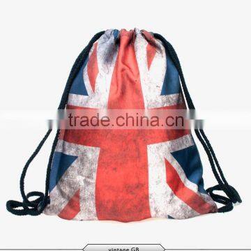 Durable Polyester Men Sport Drawstring Shoes Backpacks photo-3
