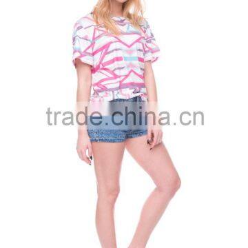 China Suppliers Hot Sale Digital Print Aztec Sublimation T Shirt in photo-3