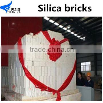 hot blast furnace coke oven refractory silica brick silica fire brick and Mortar in china factory henan