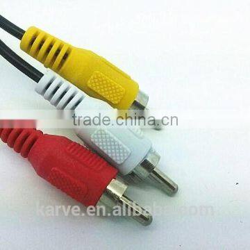 3RCA To 3RCA AV Cable RCA Audio Video Cable OEM