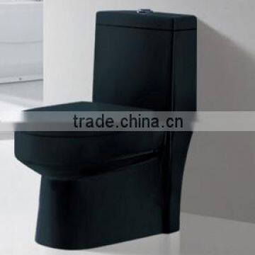 black ceramic WC for bathroom