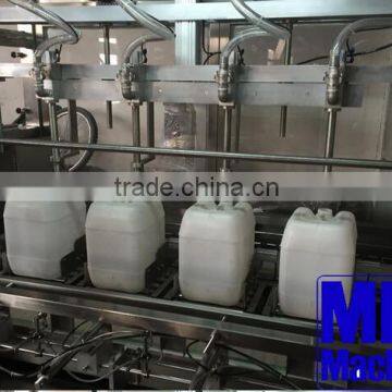 MIC-ZF4 4 Heads Weighing Type Automatic Bottle Filling Capping Labeling Machine photo-4