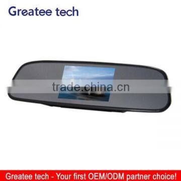 4.3 inch car rear view mirror monitor for rearview camera system