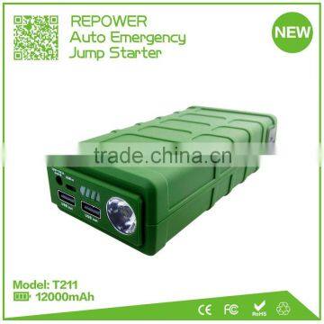 Diesel gasoline version 12V Auto Jump Starter for 12000mAh