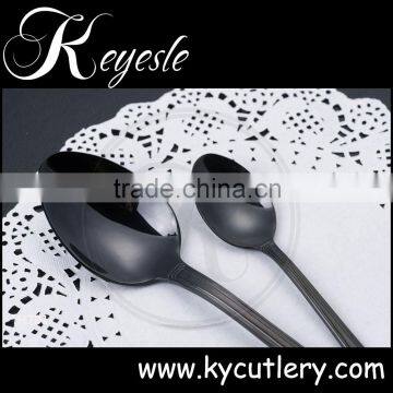 Black Cutlery Set,Black Gold Plated Cutlery,Flatware
