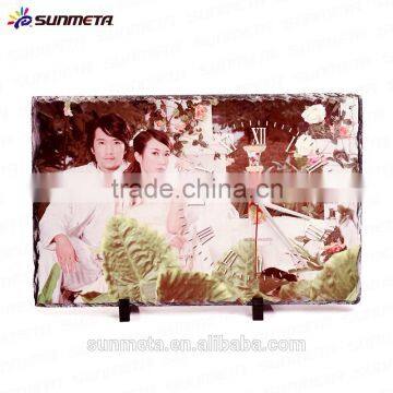 Sunmeta 2015 blank sublimation rock photo slate---manufacturer