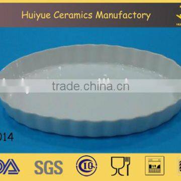 Ceramic Pie Mould, White Pie Dish photo-2