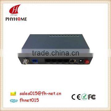 4 Internet+CATV gpon onu ftth modem with RF