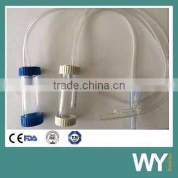 Disposable mucus extractor/medical vacuum extractor
