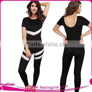 Wholesale Fast Delivery Black Womans Sexy Rompers and Jumpsuits