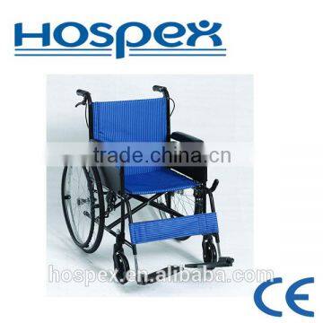 Light weight Aluminium wheelchair with handle brake