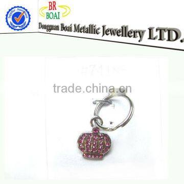 fashion cyrstal crown charm