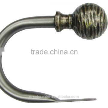 Raw Steel Mini Modern Ball Curtain Tieback Window Curtain Accessory