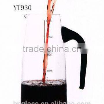 500ML Glass wine decanter with handle