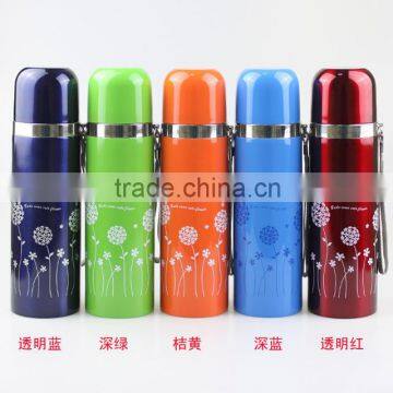 Gift set double wall eagle stainless steel vacuum flask/bule mega vacuum flask