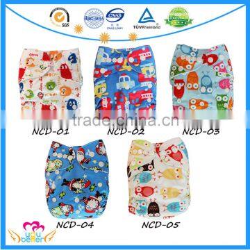 Hot Selling One Size Cloth Diapers Reusable Cloth Baby Nappies Waterproof Pocket Diapers