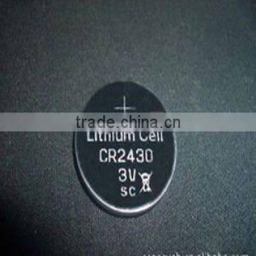 3.0V CR2430 Lithium ion battery