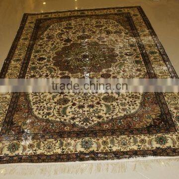 Handknotted Hereke Rug Turkey carpet fine 100% Nature Silk