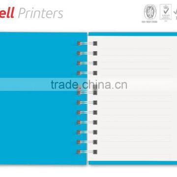 Metal Spiral notebook printing with customised color sheet from India