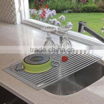 Kitchen Sink Dish Rack Stainless Steel Dish Drain Board