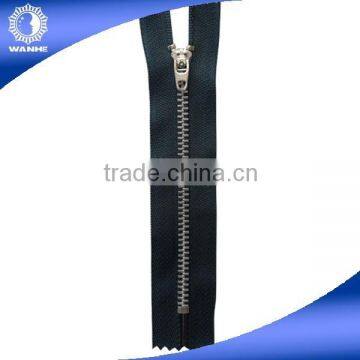 auto lock open and end metal zipper