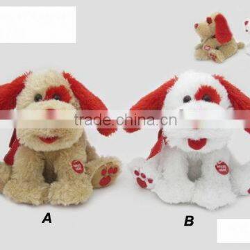 2014 hot selling plush animal, lovely plush dancing toy for Valentine's gifts