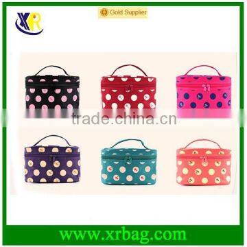 Online shopping promotional round cosmetic bag