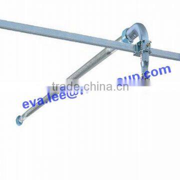 Corrugated flexible metal hose for fire fightting