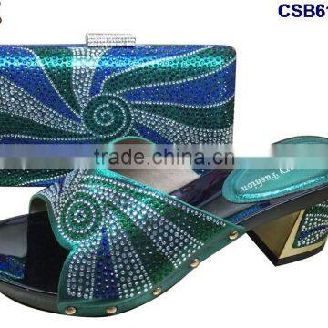 CSB6132 2016 The top latest fashion woman italy style high heel sandal shoes with fashionable bags