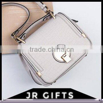 Attractive Design Pink Genuine Leather Small Shoulder Bag
