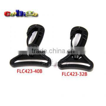 Plastic Heavy Duty Swivel Snap Hook for Backpack Buckle Belt Strap #FLC423-32B/40B