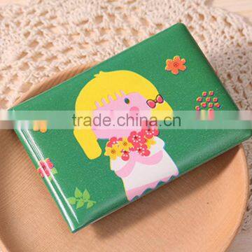 Promotion cheap plastic gift lovely flower print card holder made in china                        
                                                                                Supplier's Choice