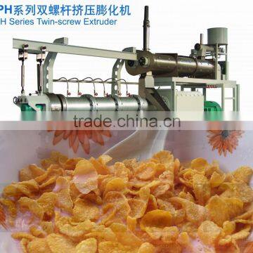 Automatic Breakfast Cereal/Corn Flakes/Grain Flakes/Oatmeal Processing Machine/Extruder