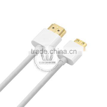 Slim Mini Hdmi Cable Type C for Camera/portable DVD/MP3, AM to CM