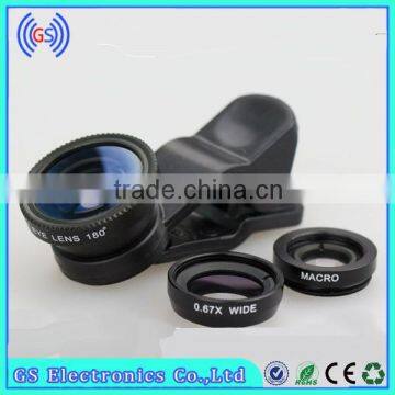 Universal 3 in 1 For Iphone Camera Lens Mobile Phone Fisheye Macro Wide Angle Camera Lens Quality Choice photo-2