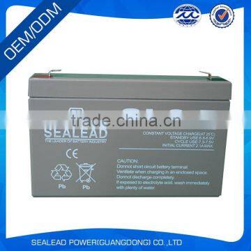 Sealead high quality long life use 6v 7.0Ah battery kids cars