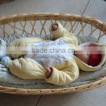 Wholesale high quality wicker baby basket